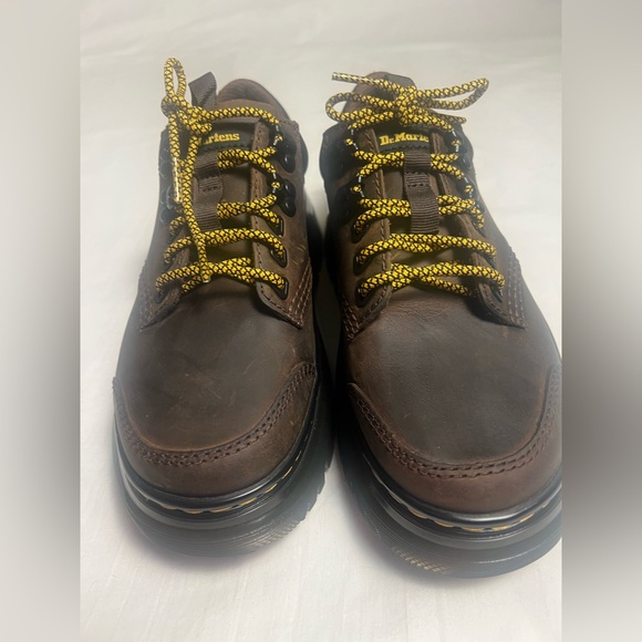 Dr. Martens Tarik Lo Leather Utility Shoes Dark Brown Size 6 Ladies 5 Men NWOB - Picture 11 of 13